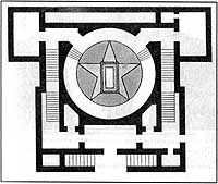 Один из первых проектов мавзолея ВИЛа